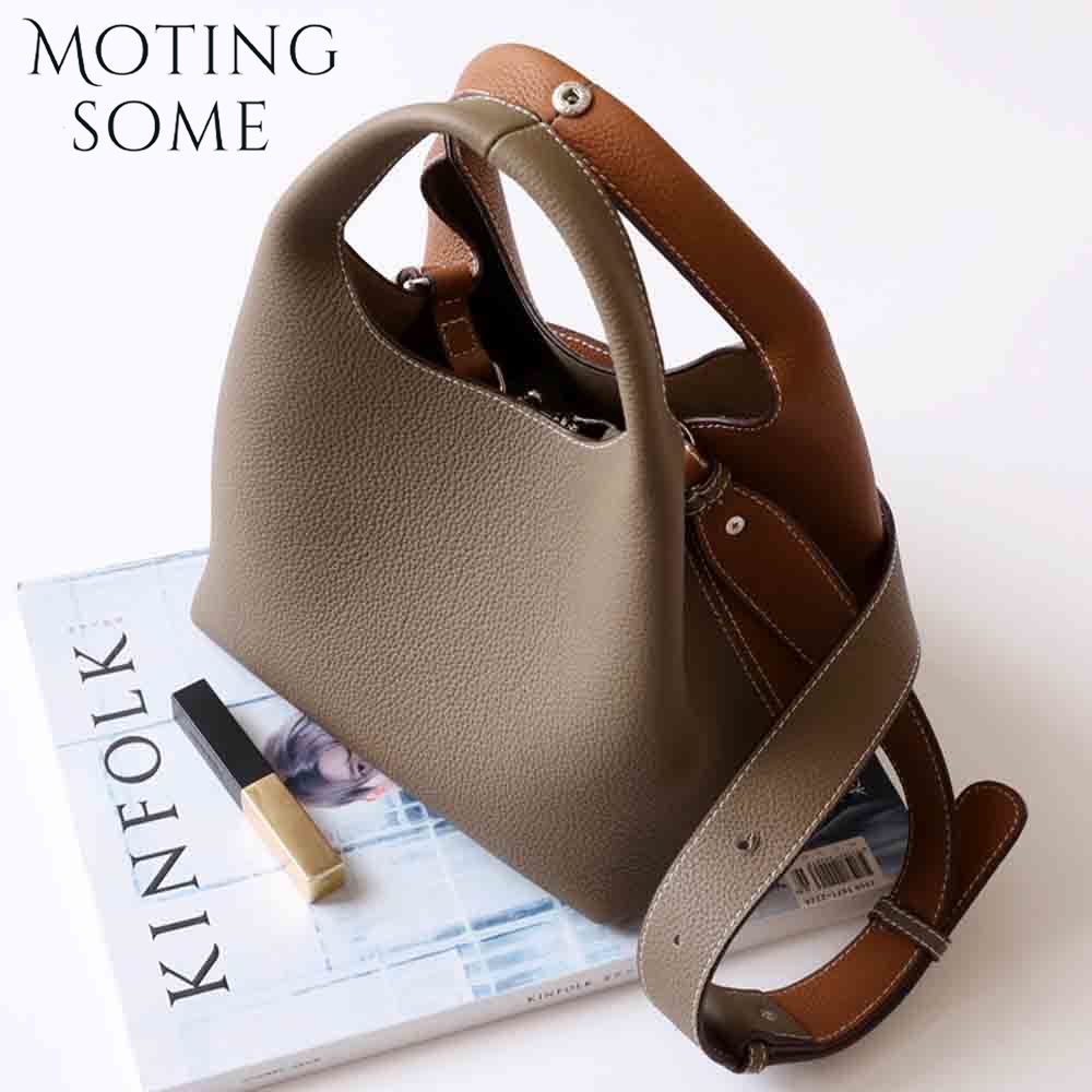 Luxury Bags Storage - Женская сумка-мешок Motingsome в стиле пэчворк