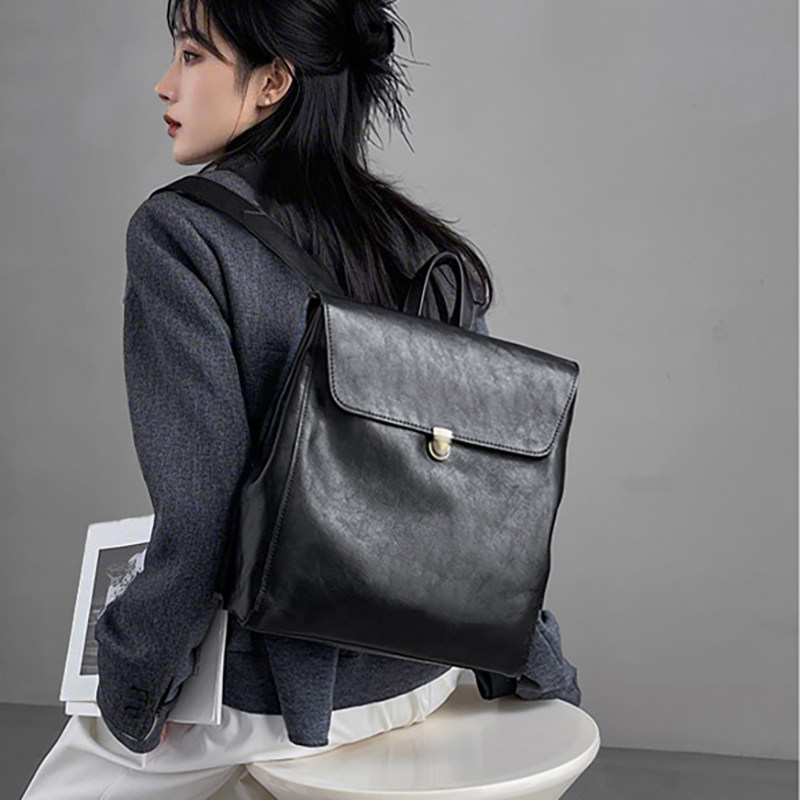 Luxury Bags With Zipper - Роскошный брендовый рюкзак из натуральной кожи