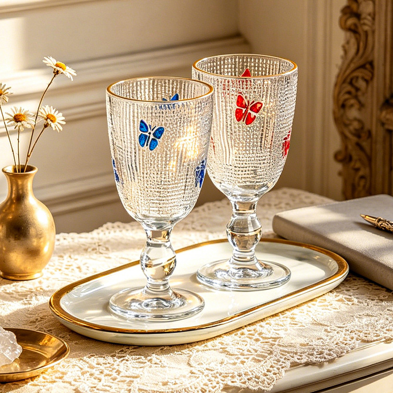 Легкая роскошная стеклянная ча – обзор и цена Luxury Bags Hand Painted