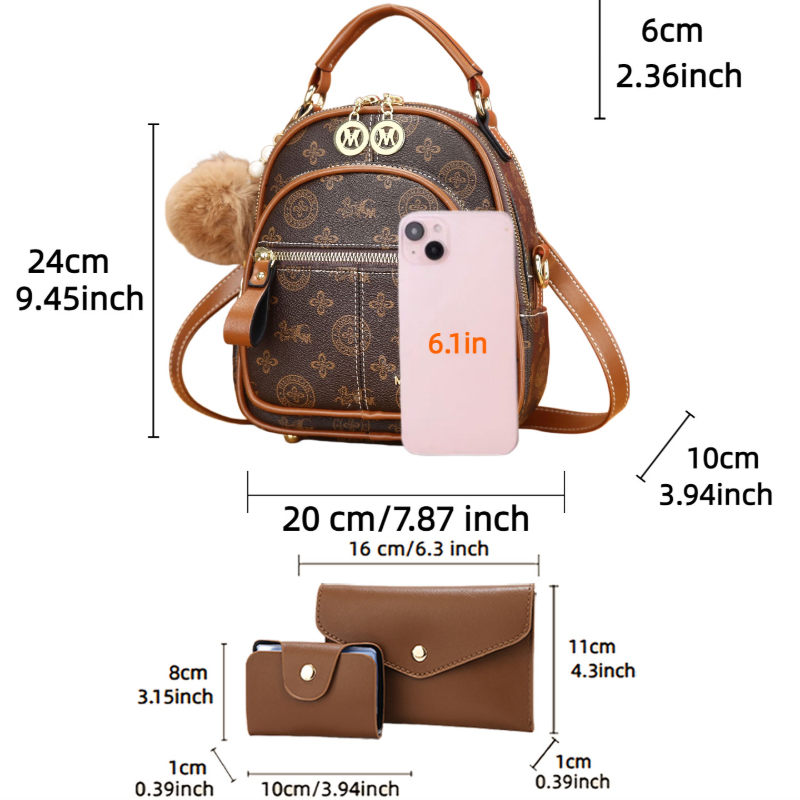 Набор из 3-х женских сумок, ле – обзор и цена Luxury Bags Casual