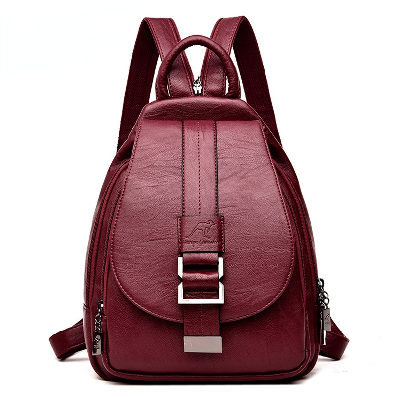 Дизайнерские рюкзаки, женские  – обзор и цена Genuine Leather Backpack