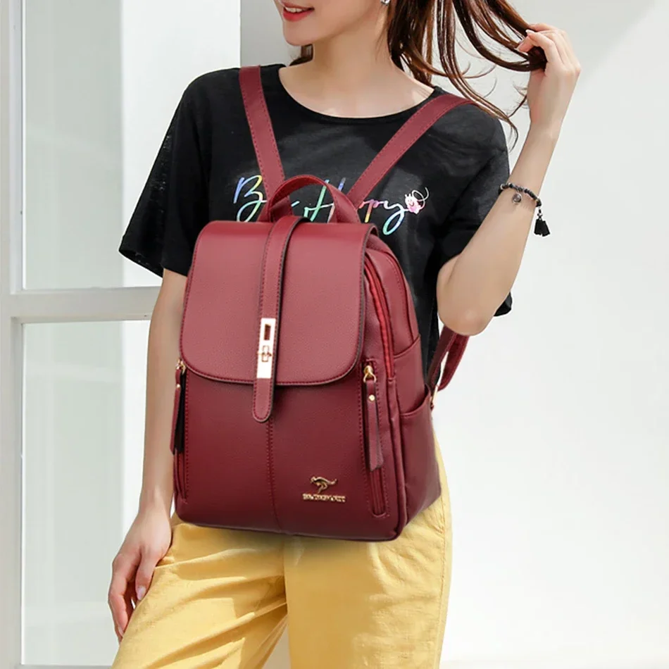 Женский кожаный рюкзак большой – обзор и цена Luxury Bags With Zipper
