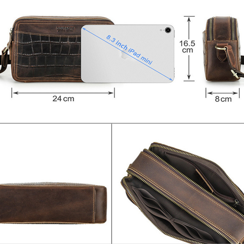 Модные мужские сумки из натура – обзор и цена Genuine Leather Backpack