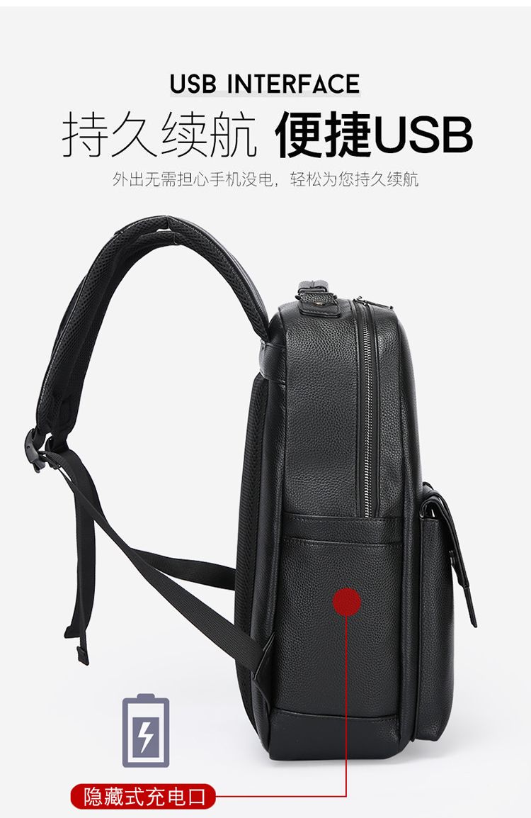 Мужской роскошный кожаный рюкз – обзор и цена Luxury Bags With Zipper